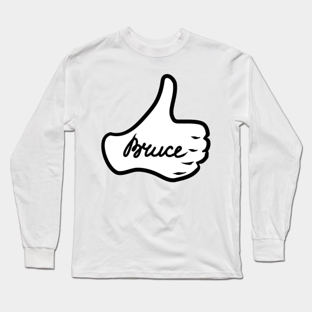 Men name Bruce Long Sleeve T-Shirt by grafinya